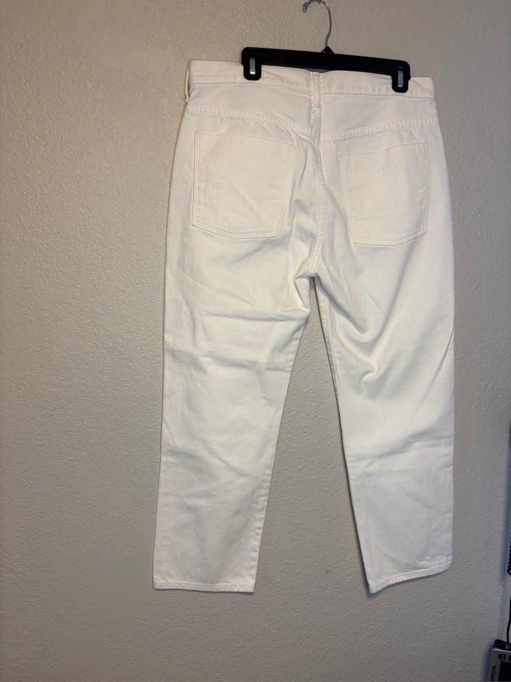 VINCE Womens White Denim
High Rise Utility Cropped Jeans Pants 31 - Picture 2 of 10